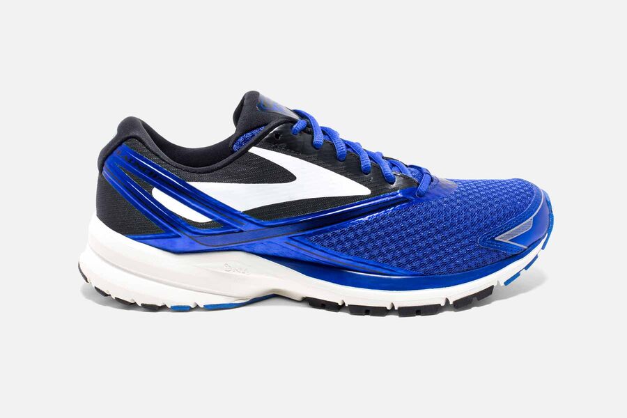 Brooks Men's Launch 4 Road Running Shoes Blue /Black OKTG-74536